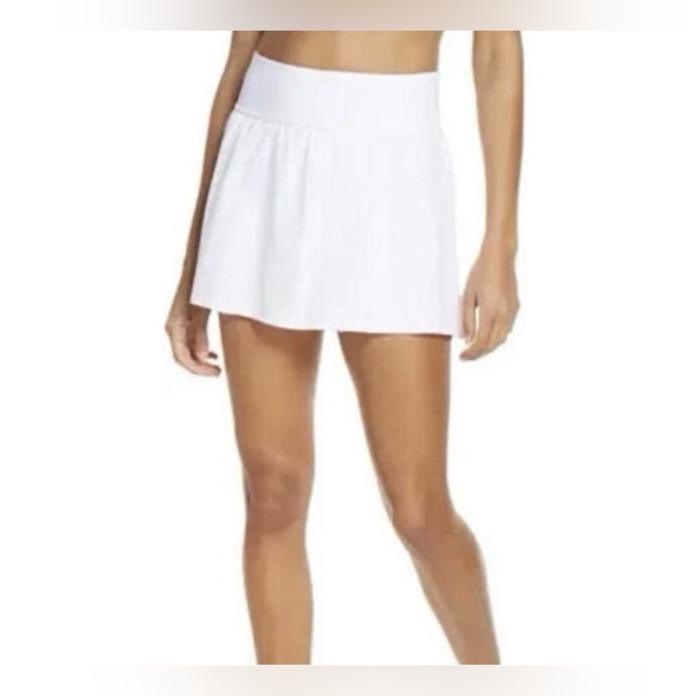 Spanx Women’s The Get Moving Skort Skirt White Pockets Golf Tennis Skort Size XL